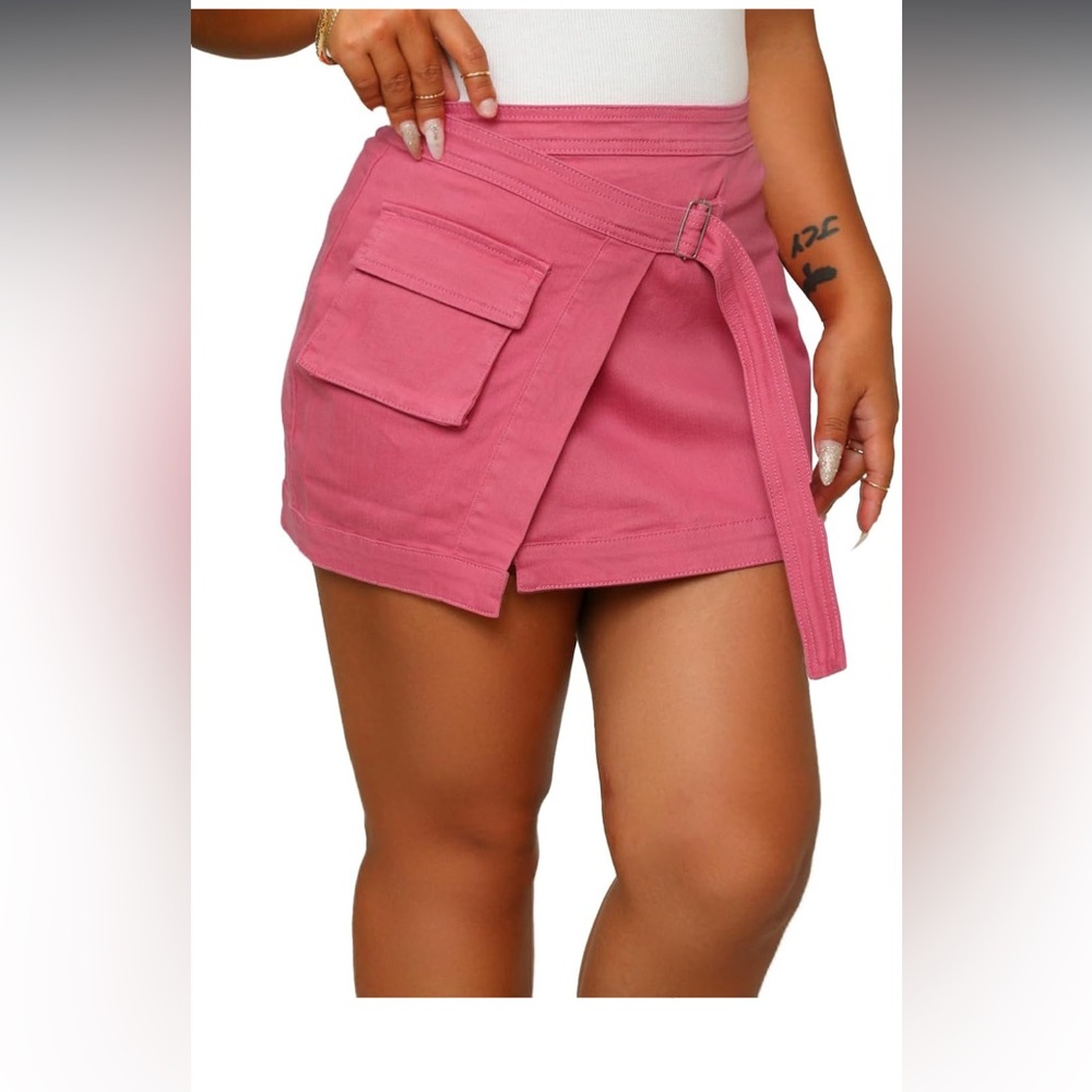 Light Blue Denim Wrap Skirt(NWT)size XL - Picture 4 of 4